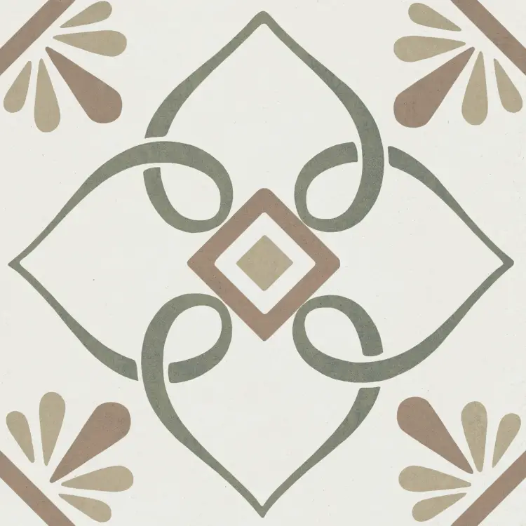 Harmony Provenza Green Petals 22,3x22,3 mat — płytka