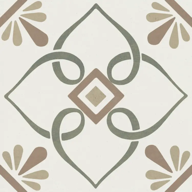 Harmony Provenza Green Petals 22,3x22,3 mat — płytka