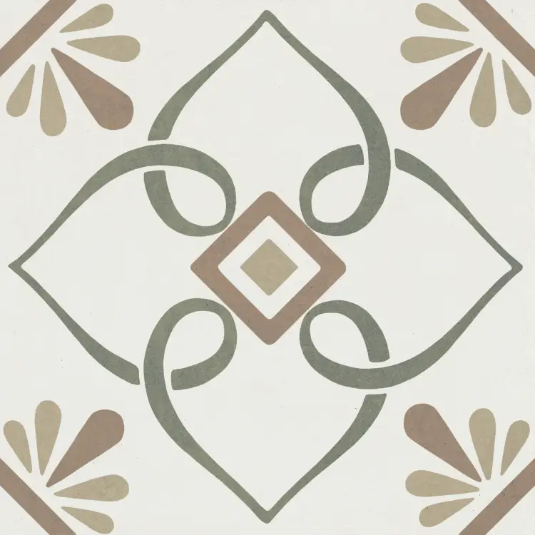 Harmony Provenza Green Petals 22,3x22,3 mat — płytka