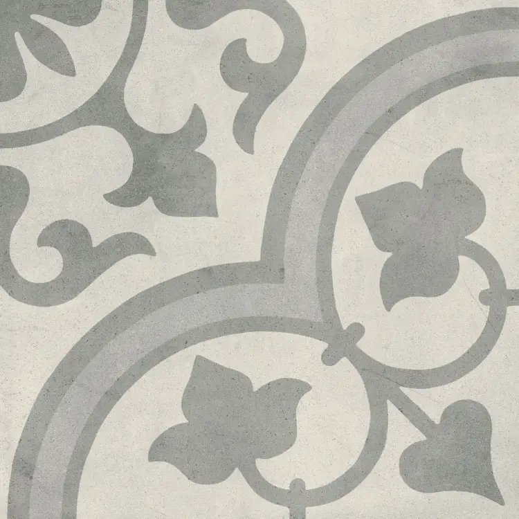 Harmony Cuban Silver Ornate 22,3x22,3 mat — płytka