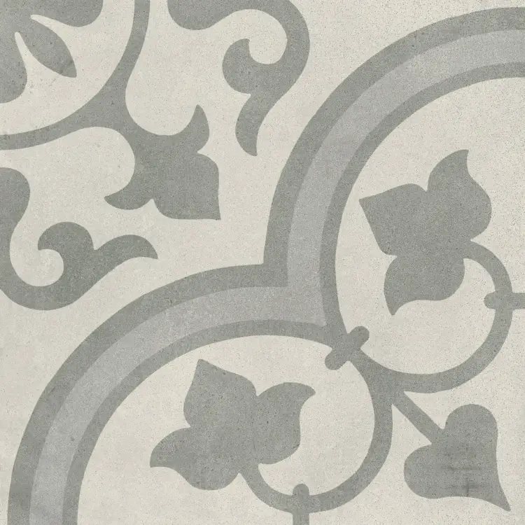 Harmony Cuban Silver Ornate 22,3x22,3 mat — płytka