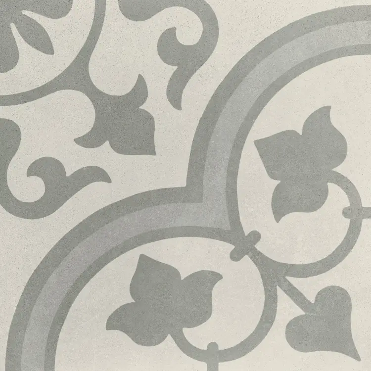 Harmony Cuban Silver Ornate 22,3x22,3 mat — płytka