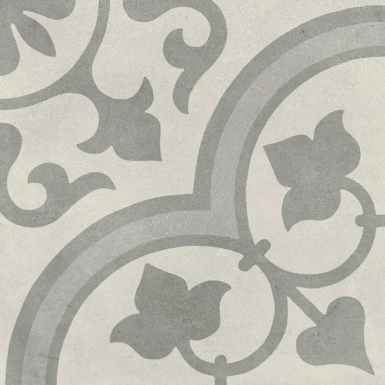 Harmony Cuban Silver Ornate 22,3x22,3 mat — płytka