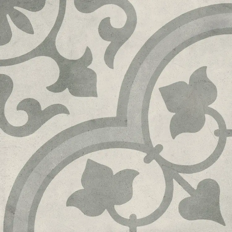 Harmony Cuban Silver Ornate 22,3x22,3 mat — płytka