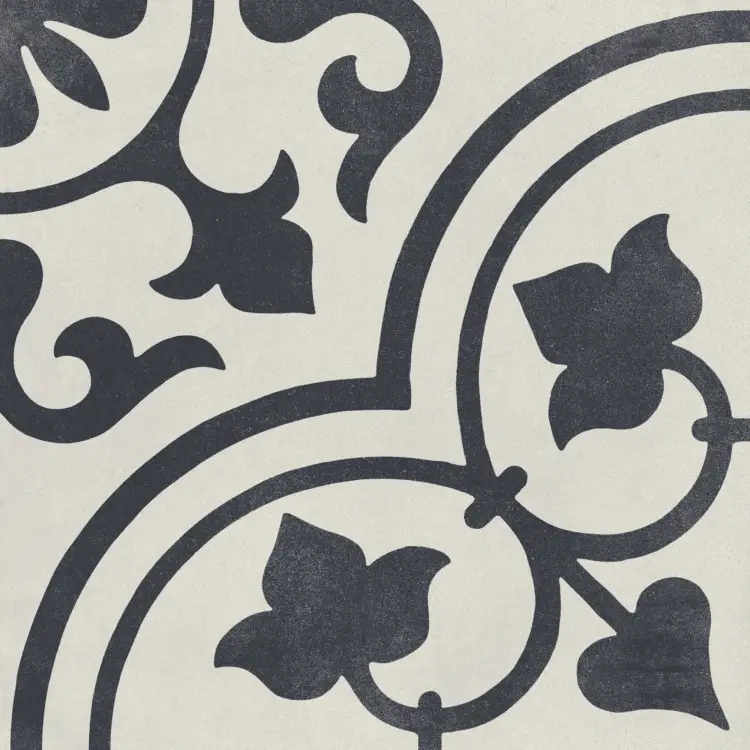 Harmony Cuban White Ornate 22,3x22,3 mat — płytka