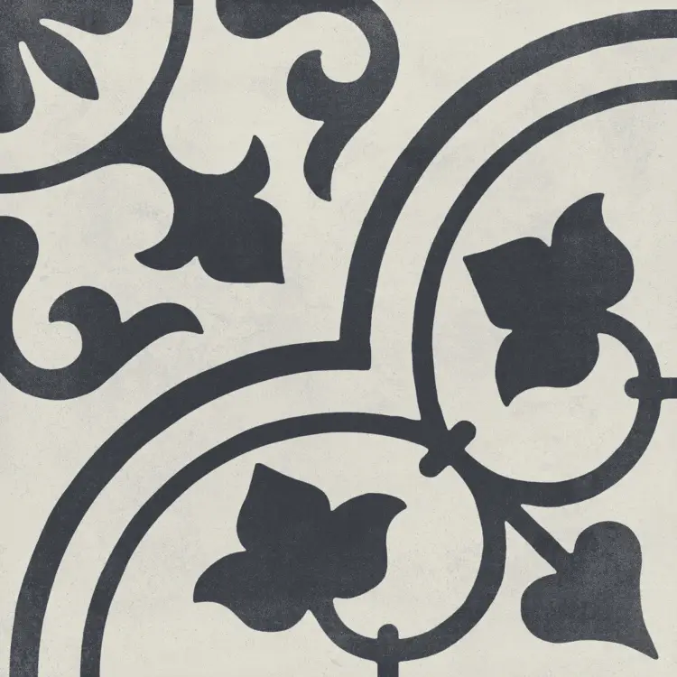 Harmony Cuban White Ornate 22,3x22,3 mat — płytka