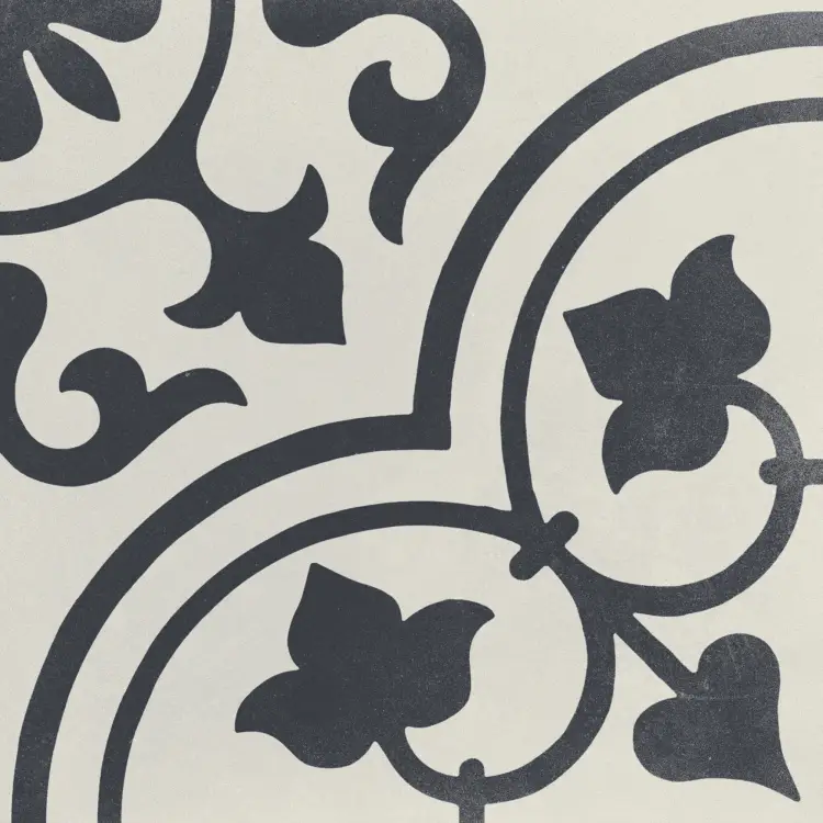 Harmony Cuban White Ornate 22,3x22,3 mat — płytka