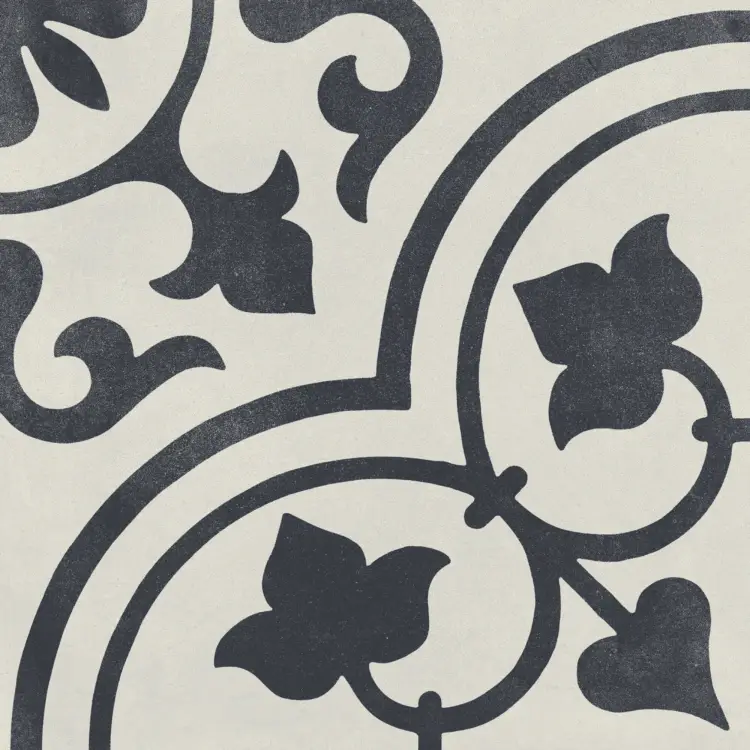 Harmony Cuban White Ornate 22,3x22,3 mat — płytka