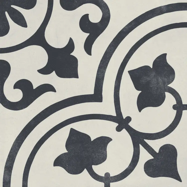 Harmony Cuban White Ornate 22,3x22,3 mat — płytka