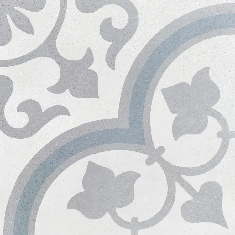 Harmony Havana Silver Ornate 22,3x22,3 mat — płytka