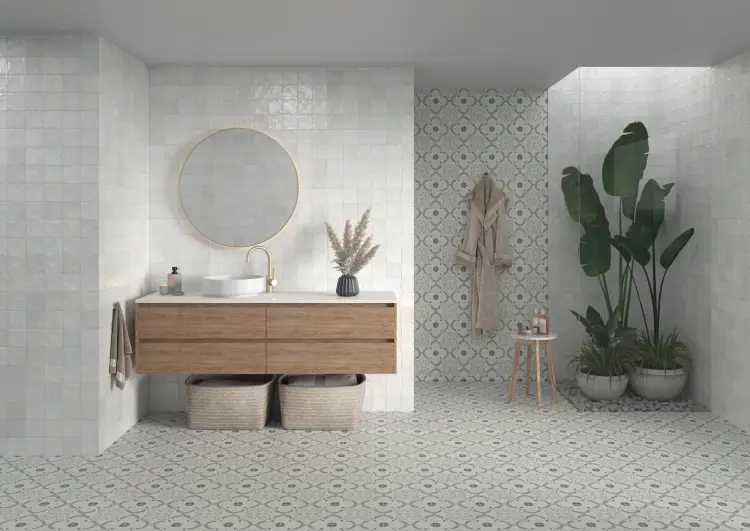 Harmony Sirocco Green Garden 22,3x22,3 mat — aranżacja