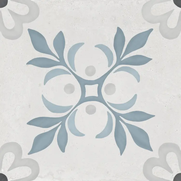 Harmony Sirocco Blue Garden 22,3x22,3 mat — płytka