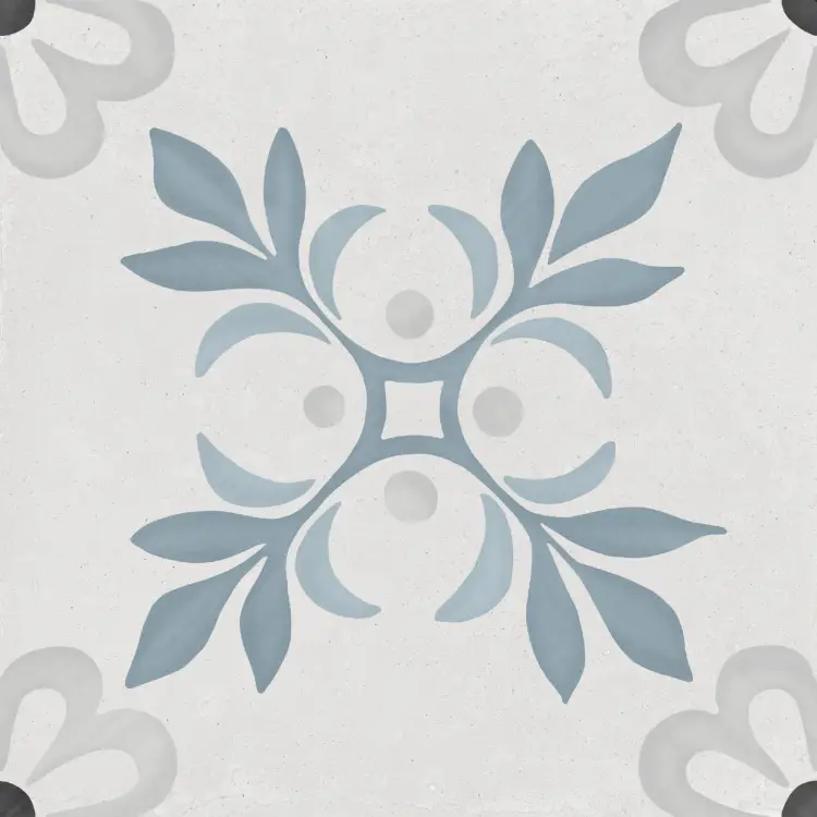 Harmony Sirocco Blue Garden 22,3x22,3 mat — płytka