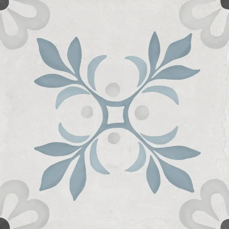 Harmony Sirocco Blue Garden 22,3x22,3 mat — płytka
