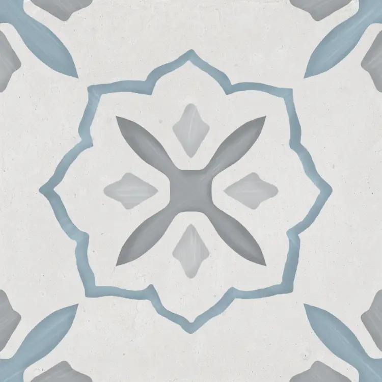 Harmony Sirocco Blue Cross 22,3x22,3 mat — płytka
