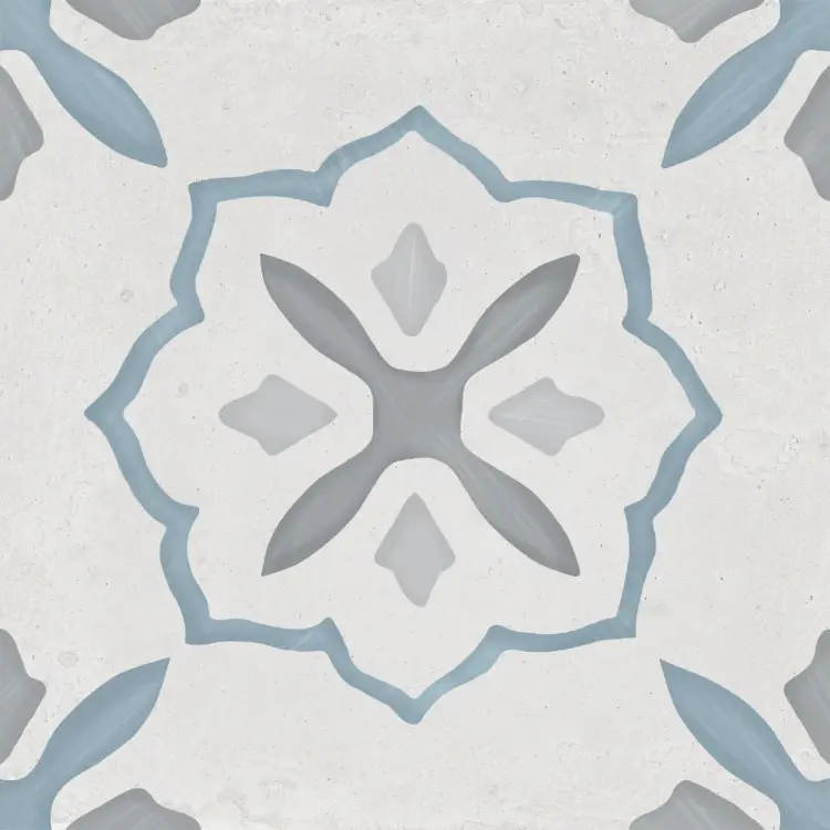 Harmony Sirocco Blue Cross 22,3x22,3 mat — płytka