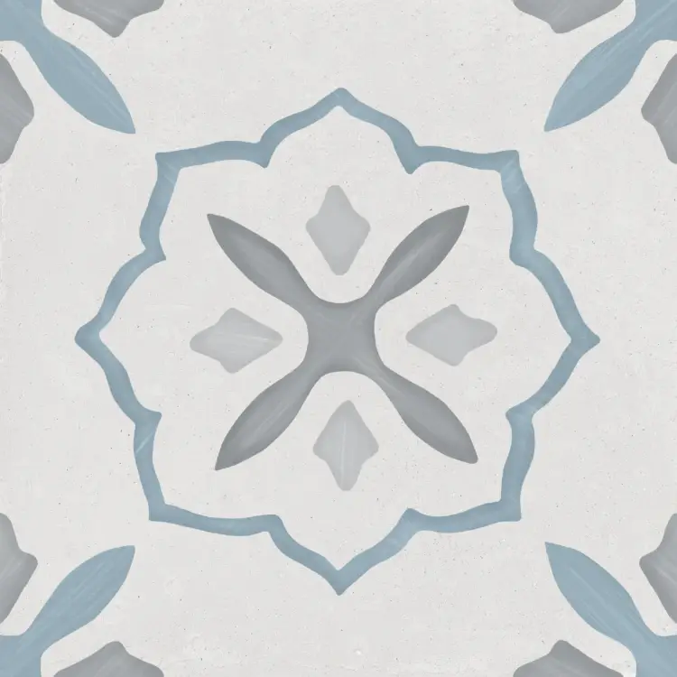 Harmony Sirocco Blue Cross 22,3x22,3 mat — płytka