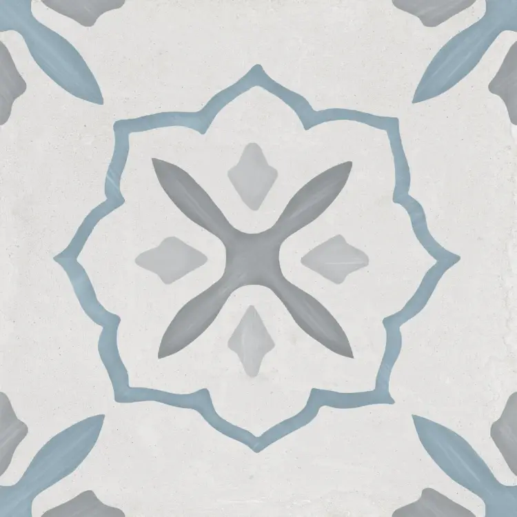 Harmony Sirocco Blue Cross 22,3x22,3 mat — płytka