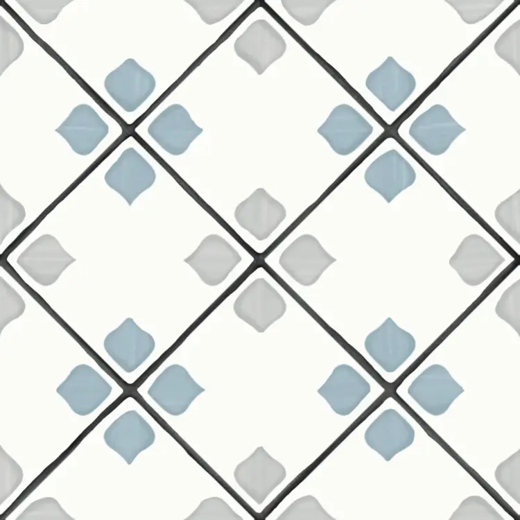 Harmony Tanger Silver Rhomb 12,3x12,3 mat — płytka
