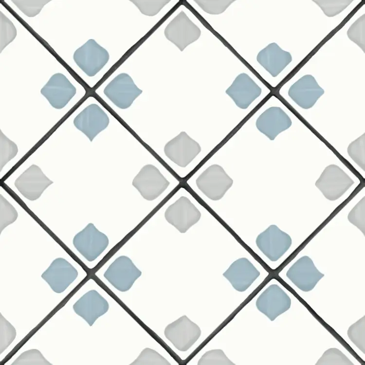 Harmony Tanger Silver Rhomb 12,3x12,3 mat — płytka