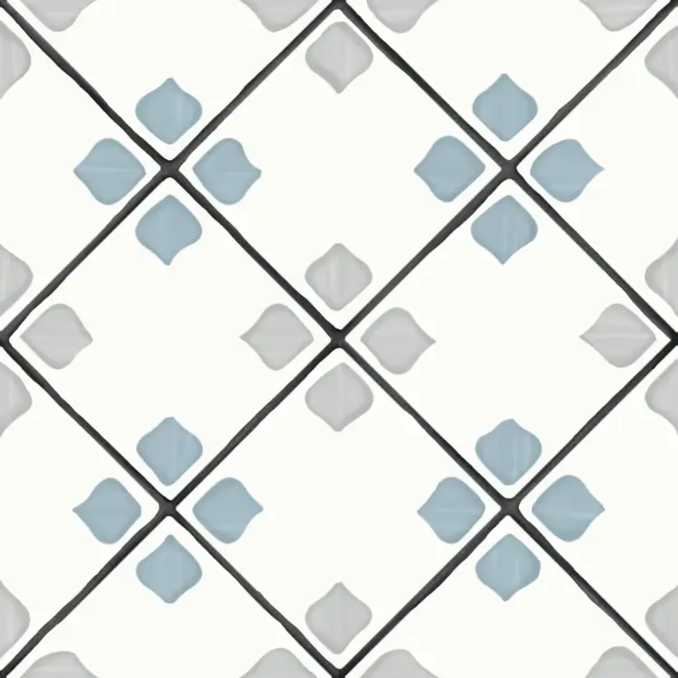 Harmony Tanger Silver Rhomb 12,3x12,3 mat — płytka