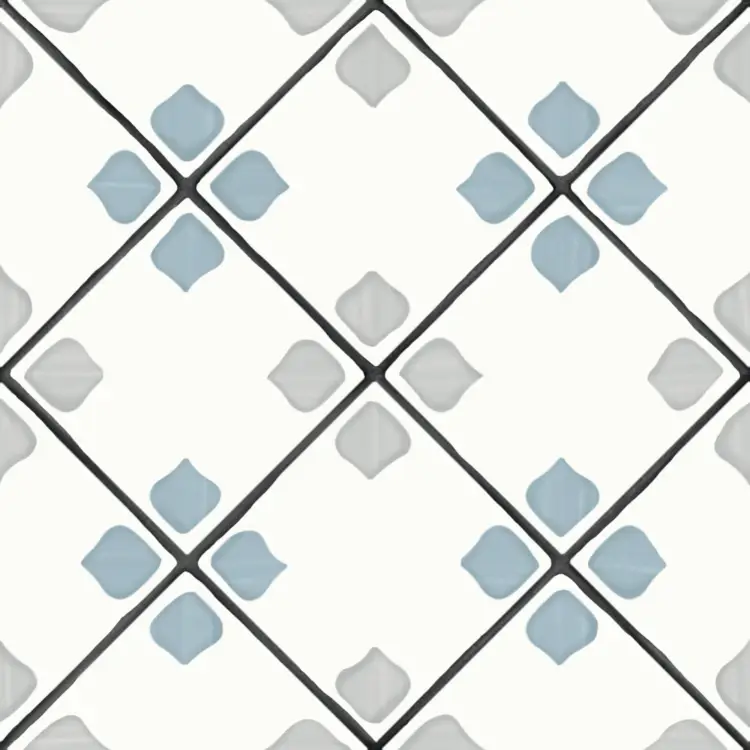 Harmony Tanger Silver Rhomb 12,3x12,3 mat — płytka