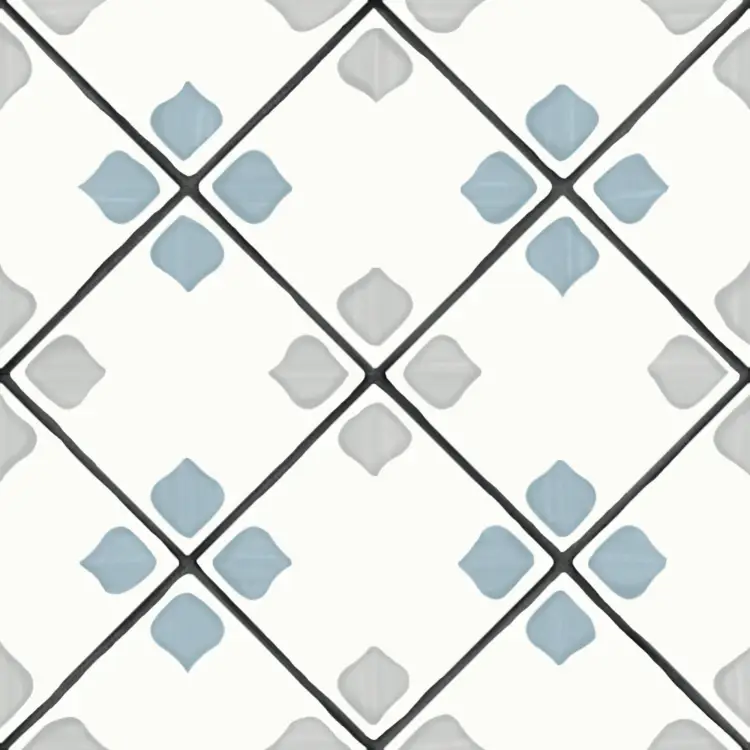 Harmony Tanger Silver Rhomb 12,3x12,3 mat — płytka