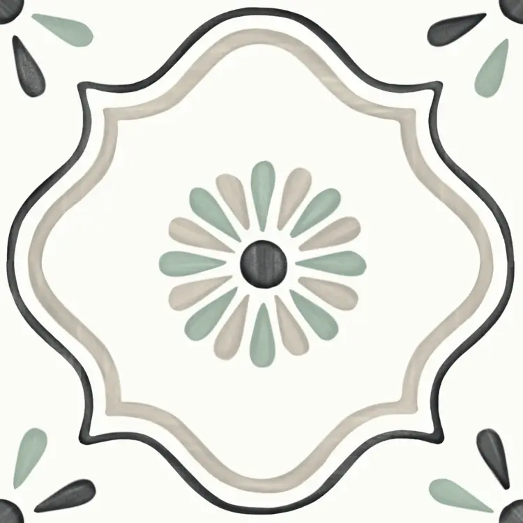 Harmony Tanger Sand Flower 12,3x12,3 mat — płytka