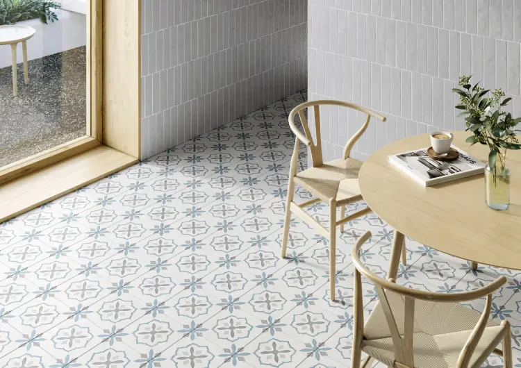 Harmony Rabat Blue 6x24,6 mat — aranżacja