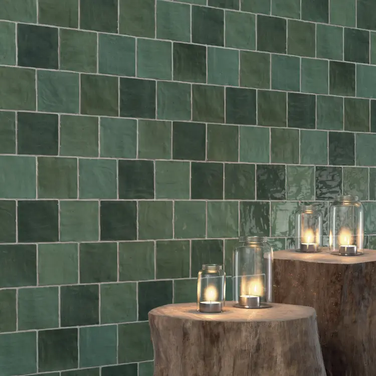 Harmony Riad Green 6,5x20 mat — aranżacja