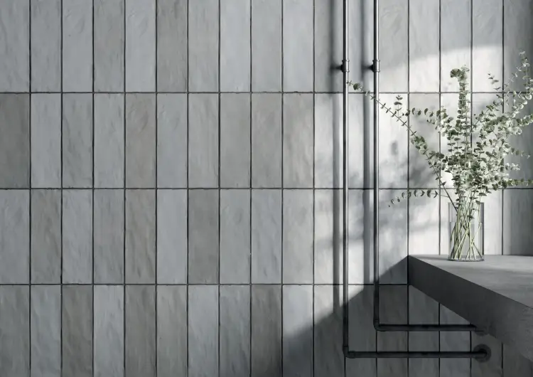 Harmony Sahn Grey 6,5x20 mat — aranżacja