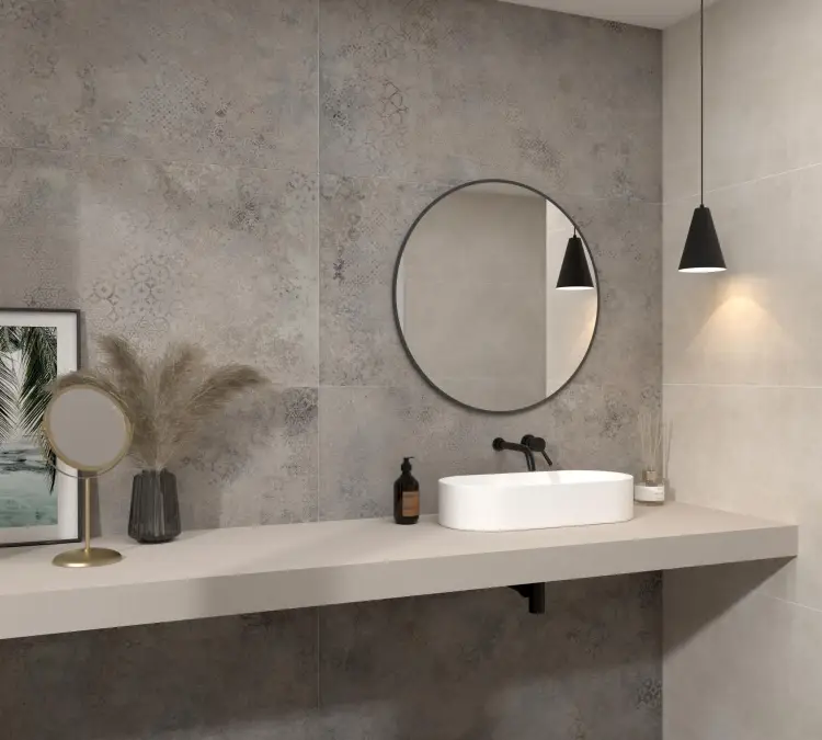 Pamesa EXT.ALPHA TAUPE 60,8x60,8 mat — ambient
