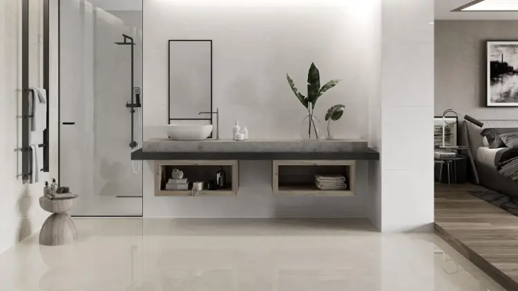 Pamesa CR.BELVEDERE WHITE 120x120 satyna — ambient