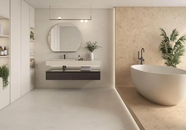Pamesa PERLINO ROSA 60x60 — ambient