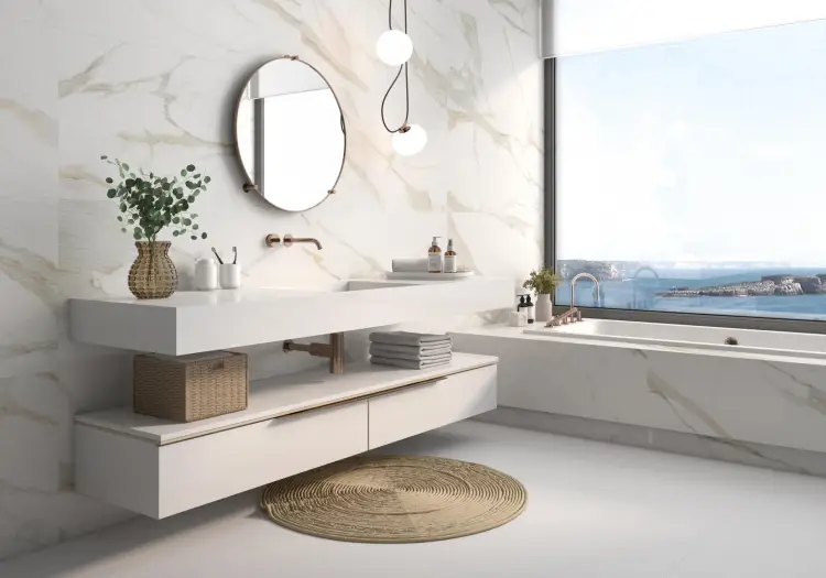 Pamesa WHITE CALACATA 1. 30x60 satyna — ambient