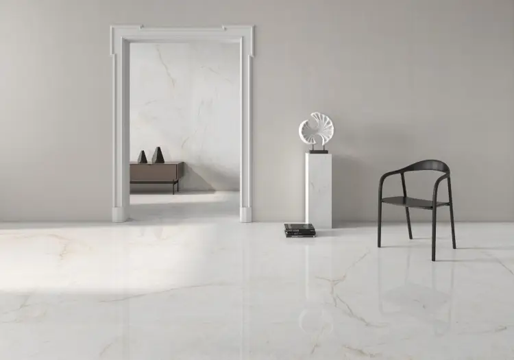 Pamesa CRYSTAL WHITE 1. 60x60 satyna 9,5 mm — ambient