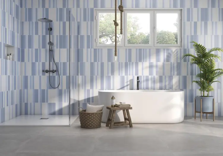 Pamesa MOSEL ASH 90x90 mat — ambient