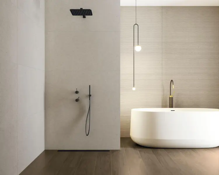 Pamesa LIN BLANCO 33,3x100 mat — ambient
