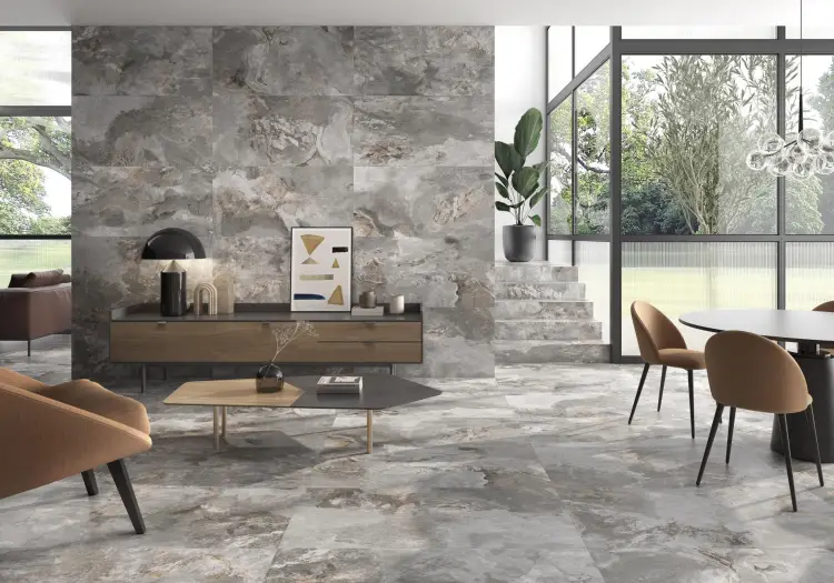 Pamesa SLATE WAY BROWN 29x38 półpoler — ambient
