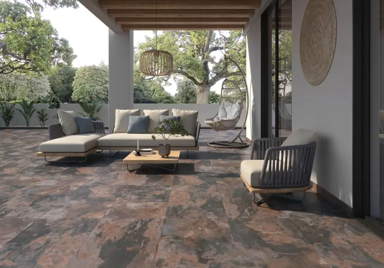 Pamesa SLATE WAY BROWN 29x38 półpoler — ambient