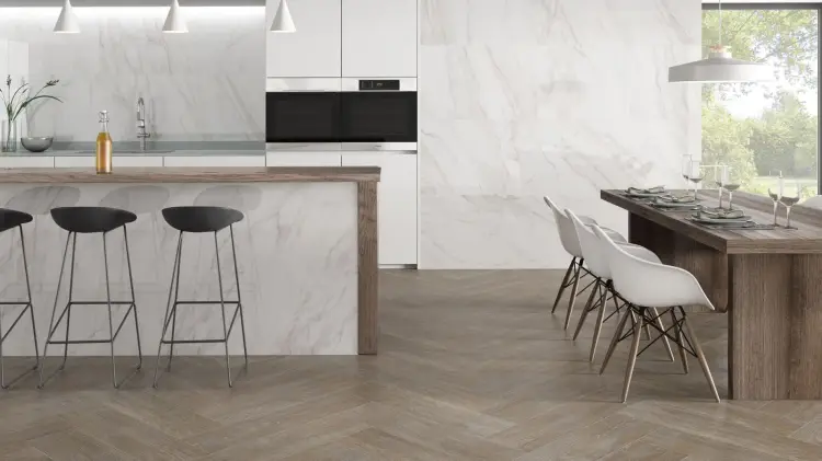 Pamesa TRESANA BLANCO 9x30 mat — ambient