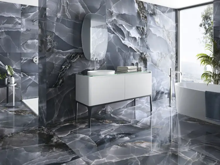 Baldocer Onyx Sable Pulido 60X120 połysk — aranzacja