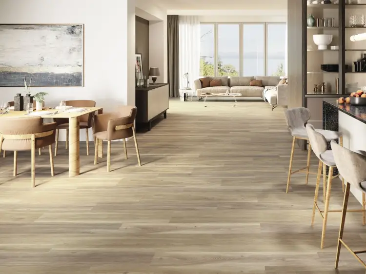 Baldocer Belfast Teak 29,5x120 mat — aranzacja