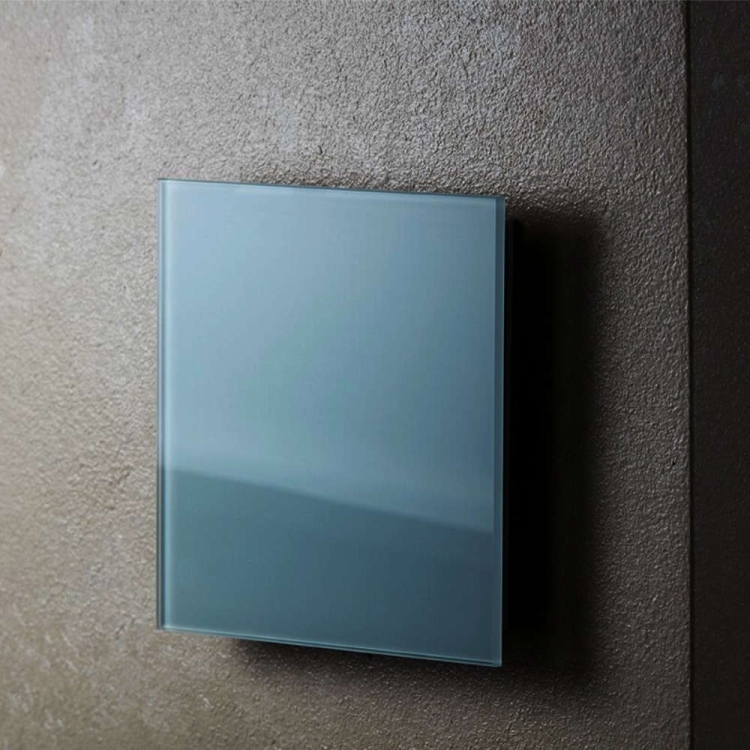 Stemar Zestaw Wentylacyjny z Osłonami Szklanymi 13x13 Szary Model Podtynkowy