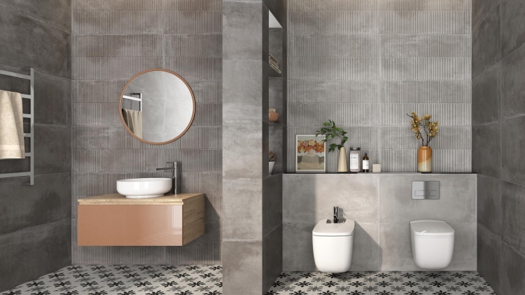 Stemar Pamesa Art Degas Negro 22,3x22,3 Mat Płytka Ścienna Podłogowa Vintage