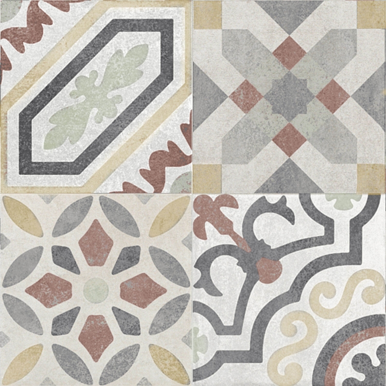 Stemar Pamesa At  Dec Alpha Mix 45x45 Mat Płytka Podłogowa Gres