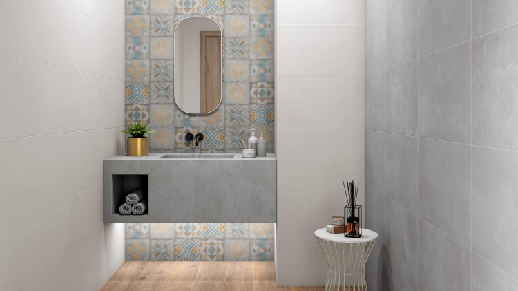 Stemar Pamesa At Rlv Dain Gris 33,3x55 Mat Plytka Ścienna