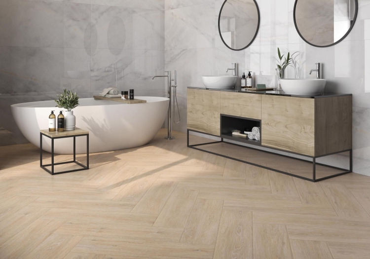 Stemar Pamesa At Viggo Roble 20x75 Mat Rektyfikowany Antislip Płytka Podłogowa Gres