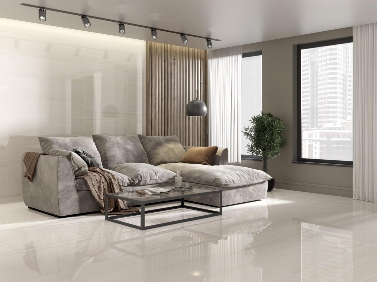 Stemar Pamesa Dolomite Bianco 60x120 Połysk Płytka Ścienna Podłogowa Gres