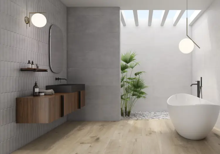 Stemar Pamesa Dosso Bianco 40x120 Mat Rektyfikowany Płytka Ścienna Glazura